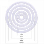 5V/12V WS2812 RGB COB Ring Light 27/48/74/96/120MM Individually Addressable with Built-in IC WS2812 WS2811 DC5V/12V RGB COB RING