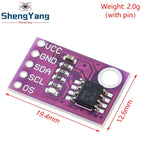 TZT LM75 LM75A Temperature Sensors High Speed I2C Interface High Precision Development Board Module For Arduino
