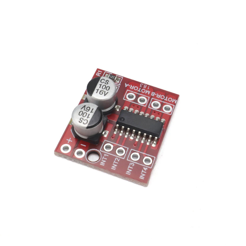 Mini L298N MX1508 Motor Driver Module 2V-10V 1.5A Dual Channel PWM Speed Controller Dual H-Bridge for Arduino Smart Car