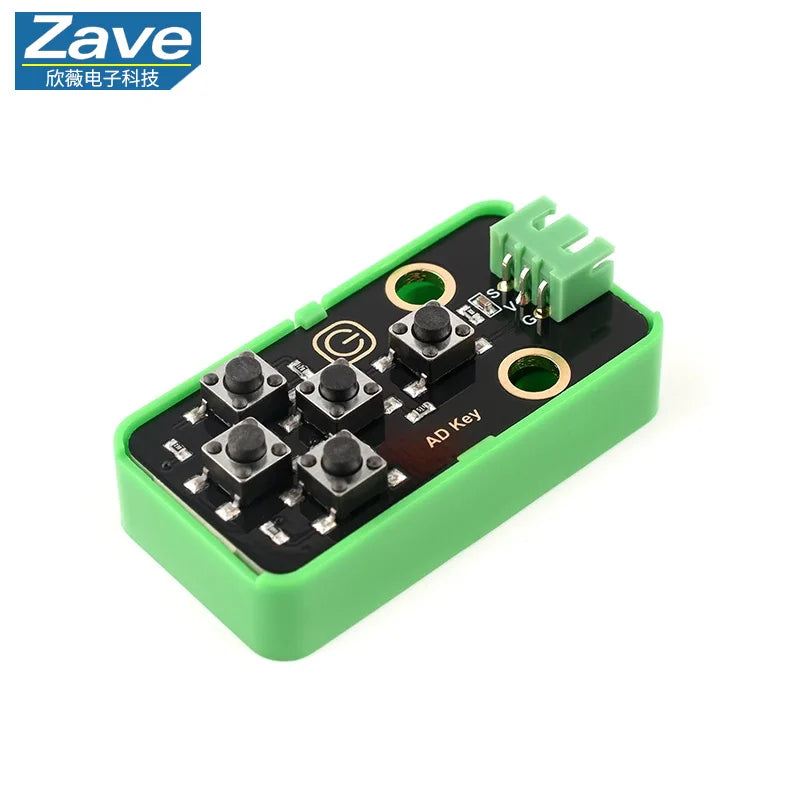 5-Channel AD Keyboard Analog Keyboard Module, Game Button Module Compatible with Building Blocks and Arduino