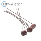 50pcs (5 Values * 10pcs) LDR Photo Light Sensitive Resistor Photoelectric Photoresistor Kit for Arduino 5506 5516 5528 5537 5539