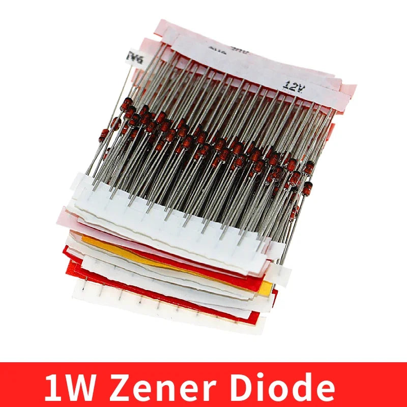 1W Zener Diode 3V 3.3V 3.6V 4.3V 4.7V 5.1V 5.6V.5V 10V 11V 12V 13V 15V 16V 18V 20V 22V 24V 27V 30V 33V 36V 39V Assortment Set