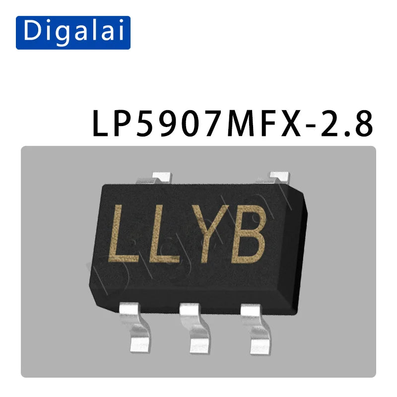 LP5907MFX-3.3 -3.0 -1.8 -1.5 -2.5 -2.8 -2.85 -4.5 -1.2 LDO Regulator SOT23-5 Digalai
