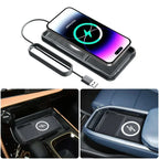 Car Wireless Charger Pad Base USB Cable for iPhone 16 15 14 13 12 Pro Max Samsung Xiaomi Airpods Pro 2 LG Fast Charging Station