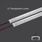LED Aluminum Rigid Light Bar DC12V 50CM 20 Inch U/V-Shape 5730 36LEDs LED Aluminum Channel Home Decoration Lighting
