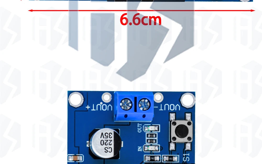 1PCS EGBO LM2596 LM2596S power module + LED Voltmeter DC-DC adjustable step-down power supply module with digital display