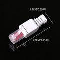 1/2Pcs Tool Free RJ45 Connector for UTP CAT6A/CAT6/CAT5E No Crimper Internet RJ 45 for 23awg-26awg Toolless LAN Cord Ends