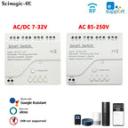 1/2/4CH EWeLink WIFI Smart Switch 7-32V 85-250V 220V Wireless Remote Control Relay Module For Garage Door Access Alexa Google