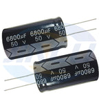 2pcs 50V6800uf 22x40mm Aluminum Electrolytic Capacitor 6800uf50v 50v6800mf 6800mf50v 50v6800MFD 6800MFD50Volt 50v 6800uf 6800mf