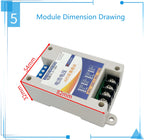 Voltage Current Analog Input Data Acquisition Module, 0-100V 4-20mA to RS485 Modbus RTU, High Precision Isolated ADC DIY Board