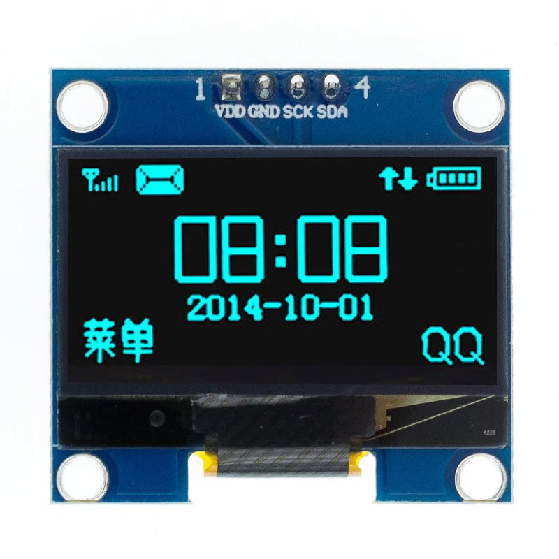 1PCS/5PCS 1.3 inch OLED module SPI/IIC Communicate white/blue color 128X64 1.3 inch OLED LCD LED Display Module 1.3" OLED module