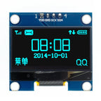 1PCS/5PCS 1.3 inch OLED module SPI/IIC Communicate white/blue color 128X64 1.3 inch OLED LCD LED Display Module 1.3" OLED module