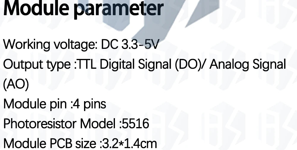 Updated LDR Photosensitive Sensor Module: for Arduino-Compatible – For Light Intensity & Brightness Detection