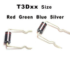 10pcs T3Dxx T3D Plug-in Diode Red green  blue  silver Repair plasma power supply LCD TV diode