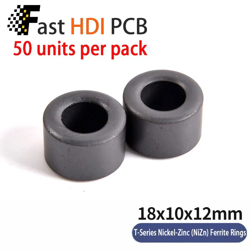 Anti-Interference Ferrite Toroid Core Ni-Zn - High Frequency Common Mode Inductor Ring for Electronic Equipment