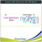 Surenoo 7P Serial SPI 1602 162 16X2 VFD LCD Module Display Screen for Arduino STM32 C51 Code