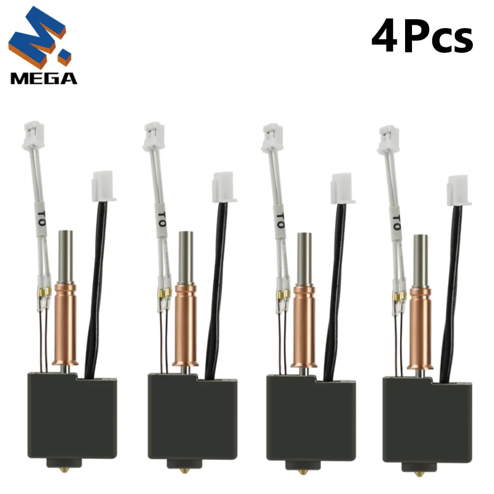For Anycubic Kobra 3 V2 Hotend Nozzle Thermistor Heating 24v 50w Heater Block For Anycubic Kobra 3 Combo Spare Parts Accessories