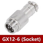 5/20PCS GX12 Connector 2/3/4/5/6/7 Pin Aviation Socket  Plug Docking Connector Male  Female Circular Connector 12mm