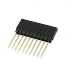 5pcs 2.54mm PC104 4P 6P 8P 10P 40P 1x4 1x6 1x8 1x10 1x40 Pin Long Single Straight Female Header Socket Connector For Arduino