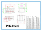 SH1.0/JST1.25/ZH1.5/PH2.0/XH2.54 to Dupont 2.54 Connecter Female Dupont Line 20cm Electronic Extension Wire Conversion Cable