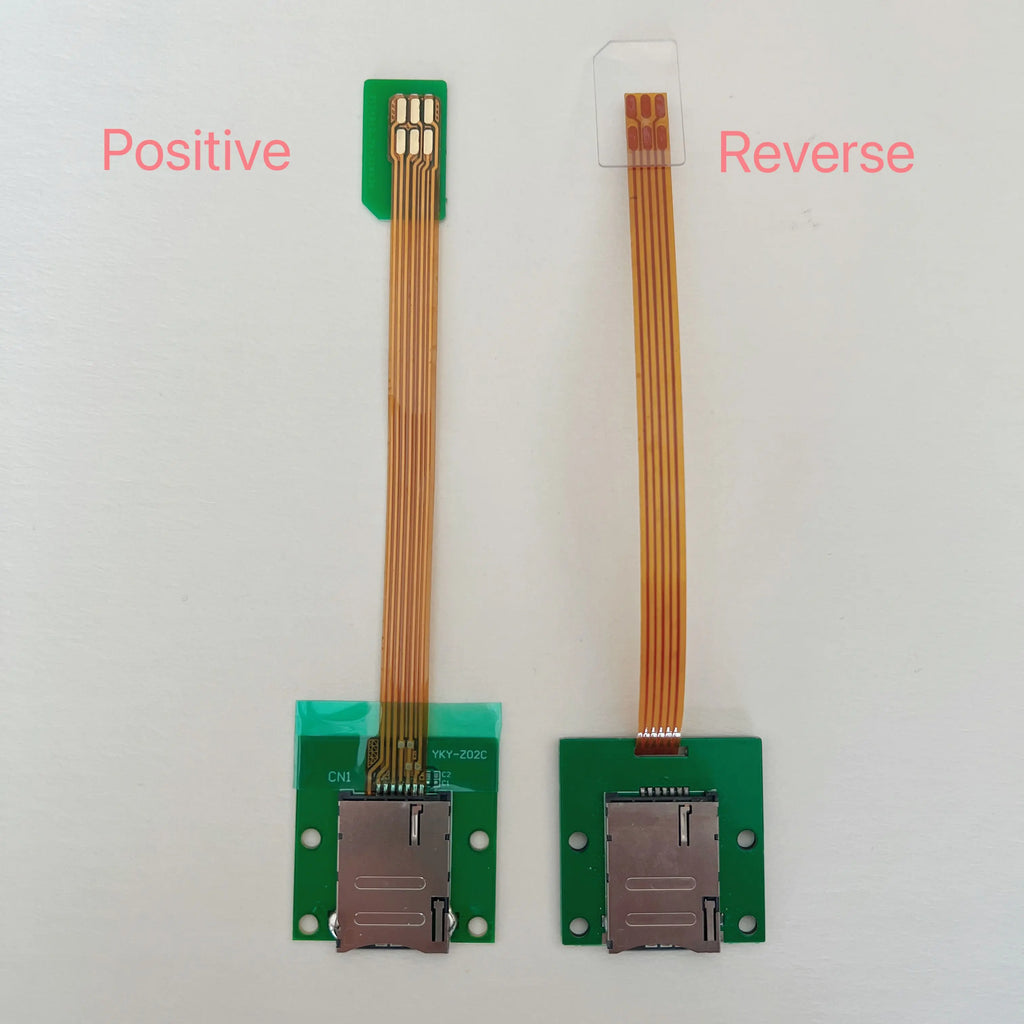 SIM Standard Cable Slot Extension Converter FPC Cable with 15cm 30cm 2FF 3FF 4FF Nano Postive size to Full Size  PCB fixed board