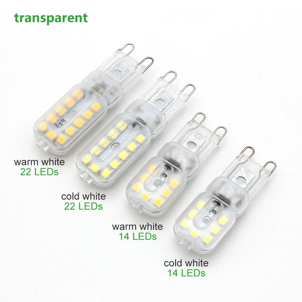 1pcs Mini G9 1W 2W LED Light Bulb AC 220V SMD 2835 LED Lamp For Chandelier Replace 20W 30W Halogen Lamp Home Indoor Lighting