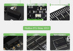 Waveshare Industrial Modbus RTU Relay Module with 8/16/32-channel RS485 interface and isolation