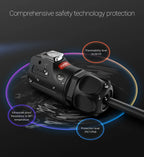 Cnlinko LP24 Plastic IP67 Waterproof 3pin Aviation Electric Plug Socket AC500V 25A Power Connector for Circular Wire Connection