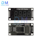 TM1637 LED Display Module For Arduino 0.36 Inch 7 Segment 4 Bits Clock RED Anode Digital Tube Four Serial Driver Board Pack