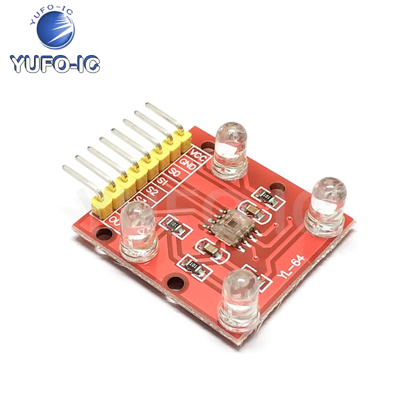 Free Ship 3pcs Tcs3200 Color Sensor Colour Recognition Module Tcs230 Upgraded Version Red Board