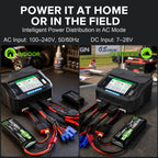 HTRC H6X2AC Dual Channel Battery Charger DC 400WX2 AC300W 16AX2 for 1S~6S Lipo Li-ion LiFe LiHV LTO NiMh RC Battery Fast Charge