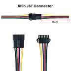 5-50 Pairs Male/Female JST SM Connector 15cm 2Pin 3Pin 4Pin 5Pin 6Pin Wire Cable For WS2812B SK6812 WS2811 RGBW LED Strip Driver