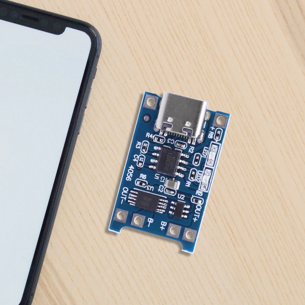 50-1pcs TP4056 3A 5V Lithium Battery Charging Board Module Micro USB/Type-c Interface Charging Protection 2-in-1