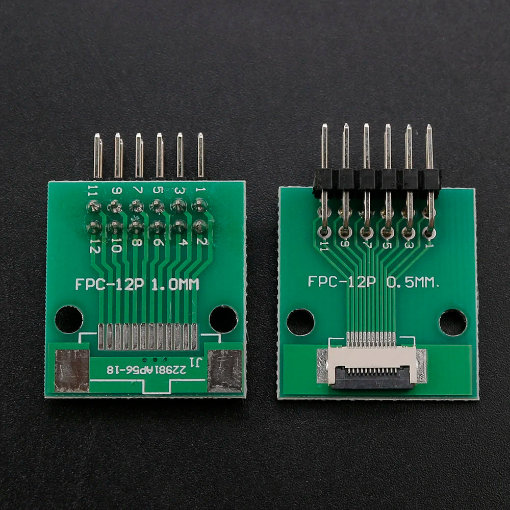 1PC FPC/FFC Adapter Board 0.5mm To 2.54mm Connector Double Row Straight Needle 4/6/8/10/12/14/15/16/18/20/22/24/26/30/34/36 Pin