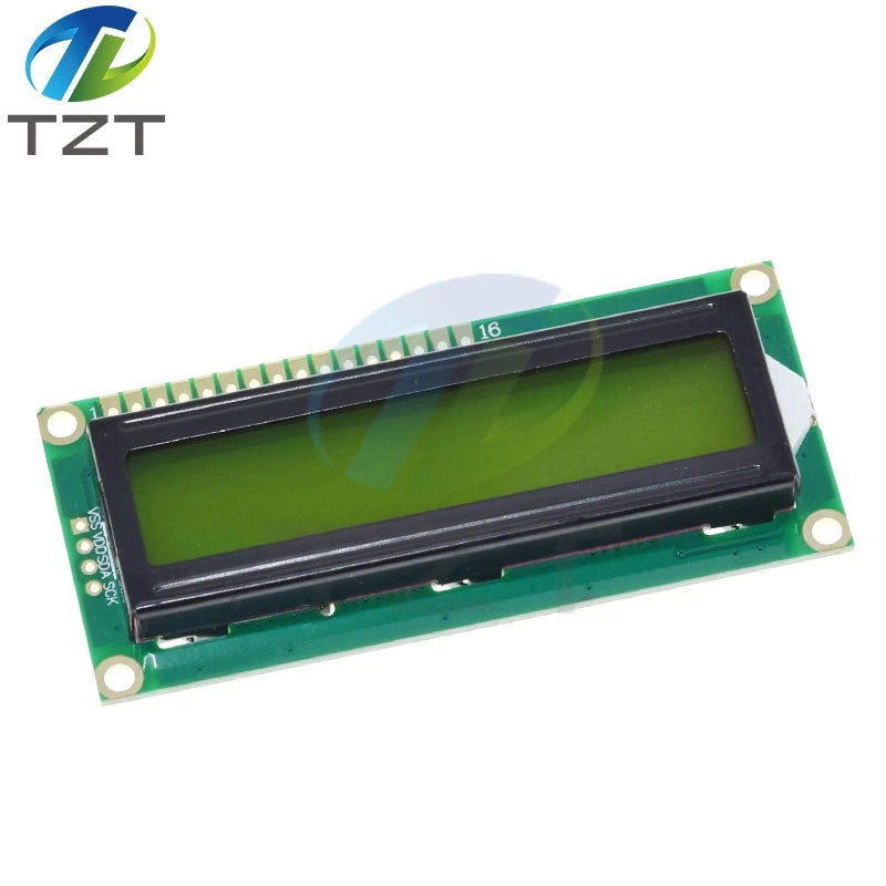 DIYTZT 1/3PCS LCD1602 1602 module Blue green screen 16x2 Character LCD Display Module HD44780 Controller blue blacklight
