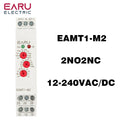EARU 1Pcs 16A Multifunction Type 0.1 Second -10 Days Timer Relay With 10 Function Choices AC DC 12V-240V Time Relay Din Rail