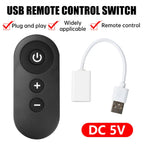 DC 5V USB RF Remote Switch - Wireless LED Strip Dimmer & Fan Speed Controller Module for Cabinet/Night Lights DIY Lighting Contr