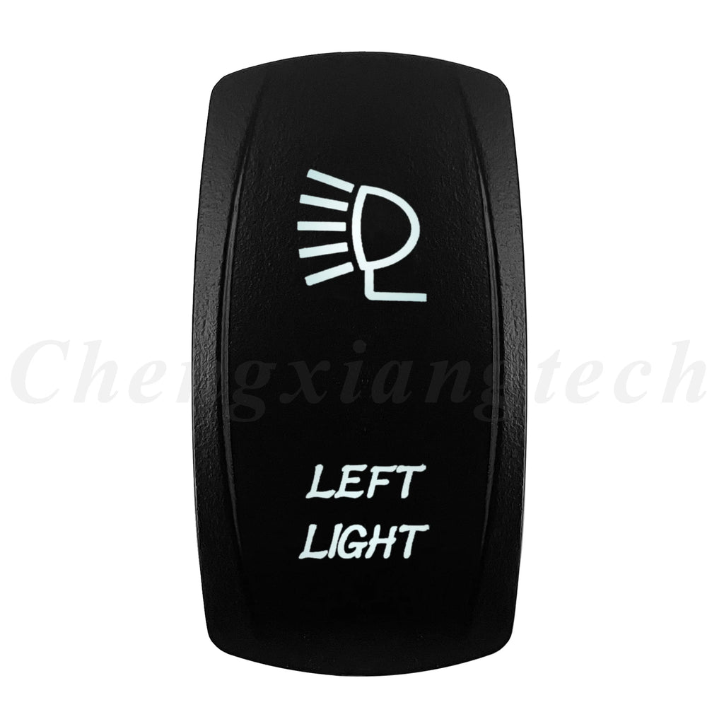 Marine 12V 24V White Led On Off Rocker Switch 5Pin SPST Momentary Switch DPDT ON OFF ON 3-Way for Car Boat Carling 4X4 Narva