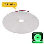DC 12V 24V LED Neon Strip Light Neon Sign Waterproof Silicone Rope Lights Flexible Lamp Home Decoration with 2pin Wire 9 Colors