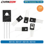 10Pcs Bd135 Bd137 Bd139 Bd140 Npn Amplifier Powerful Transistor Bipolar Junction Triode Tube Integrated Circuit New Original BJT
