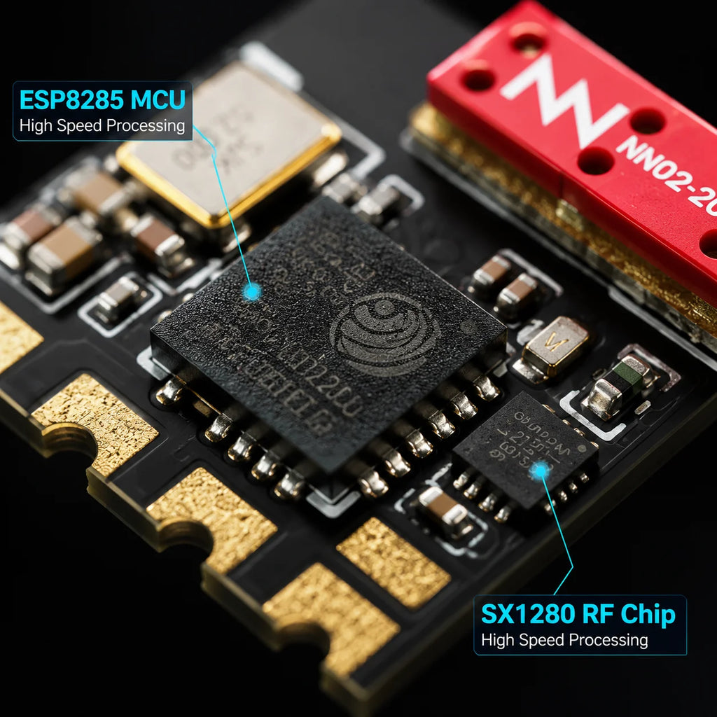 BETAFPV ELRS Lite 2.4G V1.2 Receiver Featuring ESP8285 MCU And SX1280 RF Chip With Flat Antenna For Micro Tiny Whoop Drone New