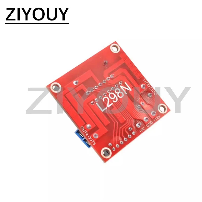 2-5PCS L298N motor driver board module, DC stepper motor, intelligent vehicle robot DIY driver board