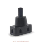 Mini Power Switches ON/OFF Push Button for Home Lamps Industrial Field AC250V 10A 2 Pins Latching Pressure