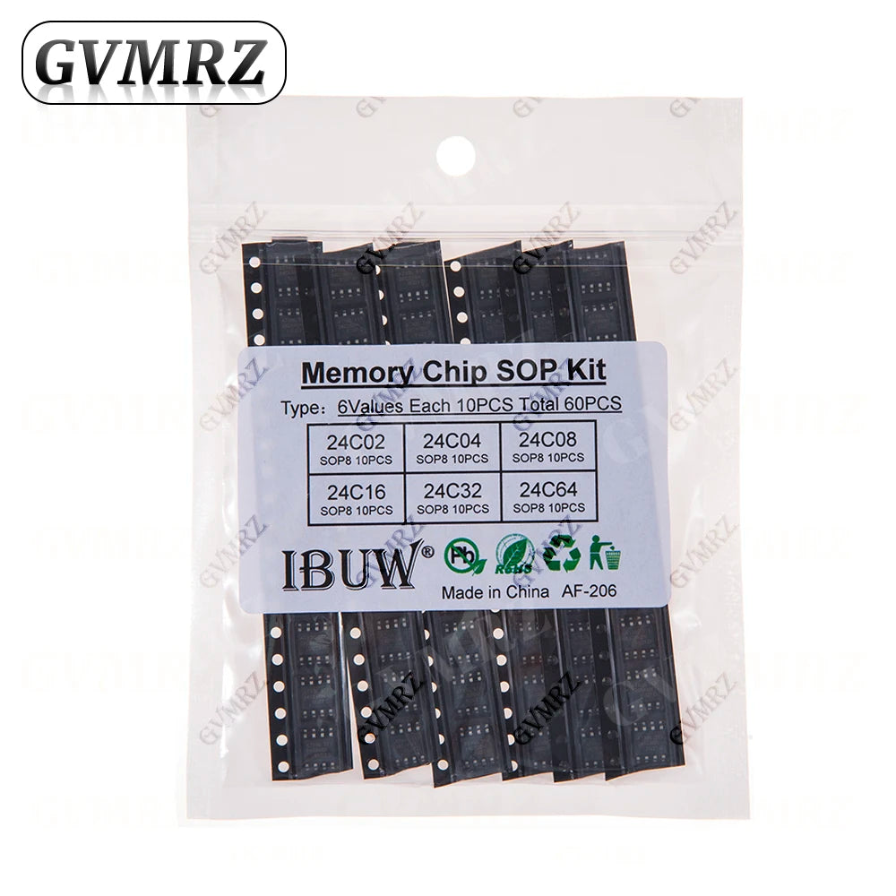 NE555 LM358 TL431 LM393 UC3842 UC3843 UC3844 UC3845 SOP-8 24C02 24C04 24C08 74HC00 SMD Power Supply IC Kit