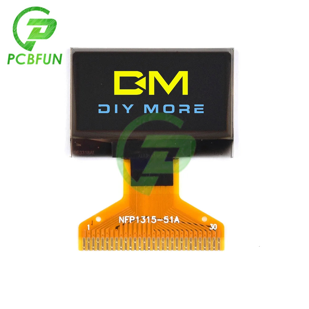 0.96 Inch OLED Display Blue/White/ Double Color LCD Screen Display Module 128x64 30pin Driver SPI/IIC for DIY KIT