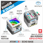 M5Stack Official AtomS3R AI Chatbot Voice Assistant Development Kit ESP32-S3 8MB PSRAM Microphone Speaker 9-Axis IMU OpenAI