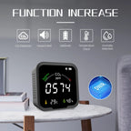 FABISENSE pth-9c NDIR co2 senor Carbon Dioxide Detector with Temperature and Humidity Meter CO2 Beep Alarm Low Battery Reminder