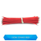 200PCS Wire Jumper Welding Wire Electronic Connecting Wire Double-Ended Tinned 5/0.8 22/24AWG 50/150mm