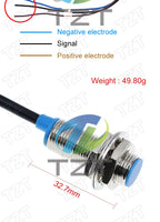 TZT NJK-5002C Hall Effect Sensor Proximity Switch NPN 3-Wires Normally Open + Magne