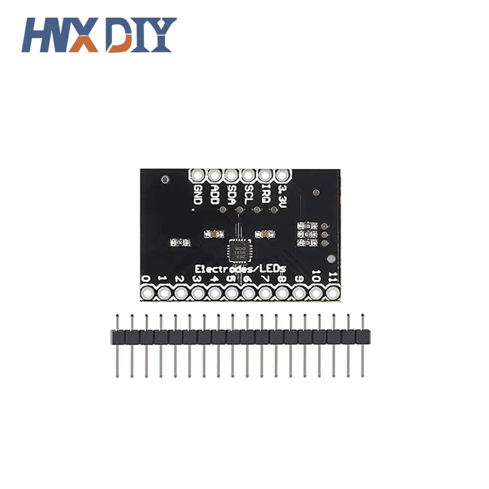 5/10PCS MPR121 Breakout V12 Capacitive Touch Sensor Controller Module I2C Interface Keyboard Development Board for Arduino
